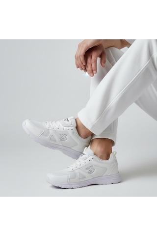 Ispartalılar 2065 Ortopedik Taban Günlük Unisex Spor Ayakkabı Kadın Erkek Spor Ayakkabı Beyaz
