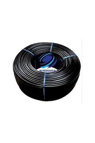 Sumergroup 12X14Mm Polietilen Pe Pnömatik Hortum Siyah 50Mt