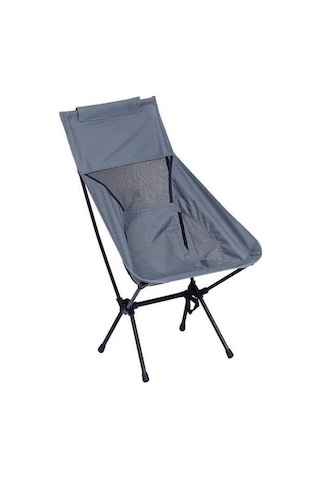 Prestigegoods Geniş Açık Kamp Plaj Sandalyesi, Taşınabilir Katlanır, Yumuşak, 600d Oxford, Hafif, Rahat Gri