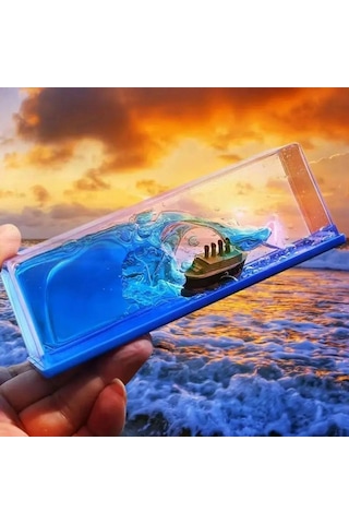 Batmayan Gemi Hediyelik Dekoratif Ev Ve Ofis Hediyesi Özel Aşk Gemisi 5365