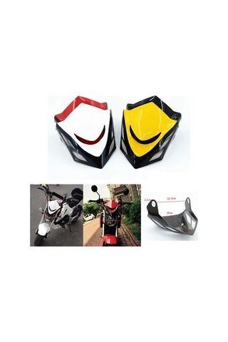 Ganzhoushop Suntek Rüzgar Msx125 Kırmızı Kapağı Kalkanı Için Honda Grom Far Ekranı 2014-2015 Dv Kırmızı