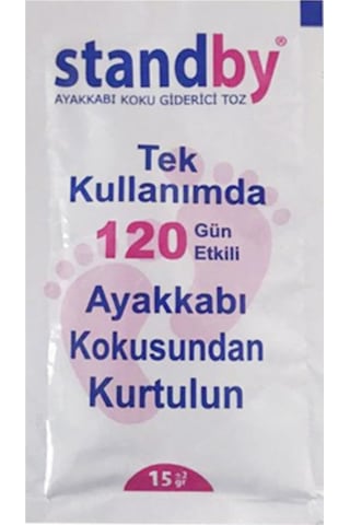 Standby 120 Gün Etkili Ayak Kokusu Giderici Toz 15 G 6'lı