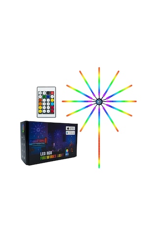 Modüler Rgb Led Duvar Işığı Hav.ai Fiş.ek Efektli Uzaktan Kumandalı Çok Renkli