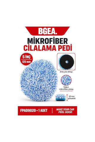 Bgea Mikrofiber Cilalama Pedi 5 İnç 125 Mm