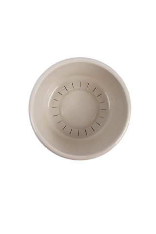 Dekoratif Aranjman Saksı Kaktüs Sukulent Çiçek Saksısı 2 Lt - Kirli Beyaz