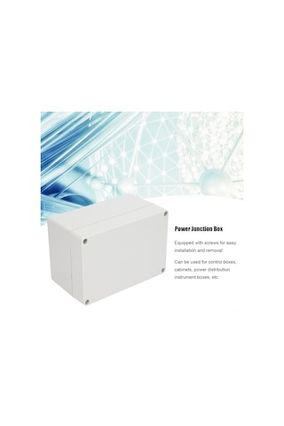 Tenfowee Ip65 Su Geçirmez Elektrik Kutusu, Abs Malzeme Isıya Dayanıklı, Dış Mekan Kablo Tesisatı İçin 160x110x90mm