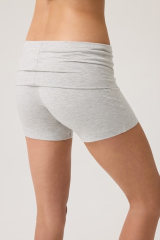 Los Ojos Gri Katlanabilir Bel Detaylı Şort Lounge Shorts Gri Gri