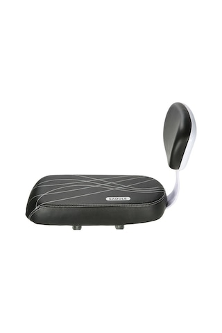 Novahub Bisiklet Arka Koltukları Bisiklet Pu Deri Yumuşak Yastık Çocuklar İçin Rahat Arka Taşıma Koltukları Siyah, Bisiklet Koltuğu Yumuşak Siyah