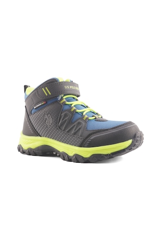 U.s. Polo Assn. Bold Jr 4pr Grı Erkek Çocuk High Sneaker 000000000101884963 Gri-mavı-sarı Gri