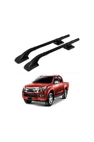 ISUZU DMAX 2012-2016 ARA ATKISIZ TAVAN ÇITASI PORT BAGAJ SİYAH