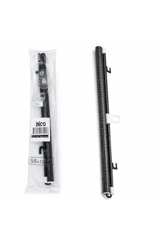 58x125cm Oto-araç - Ev - Ofis Cam Paneli Güneşlik Pvc Perde Makaralı Aç-kapa Vantuzlu Montaj 5639