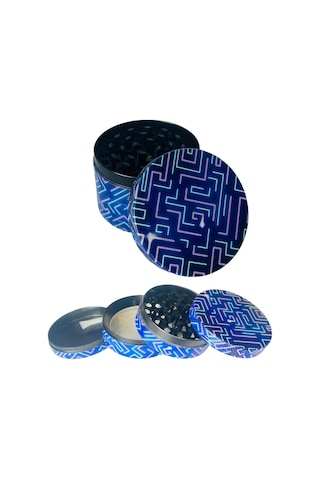 3D-11-63MM GRINDER 4 Kat Tutun Baharat Öğütücü Parçalayıcı Paslanmaz Mıknatıslı Gırgır