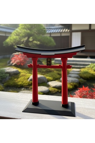 Torii Kapısı Ve Samuray Dekoratif Aksesuar