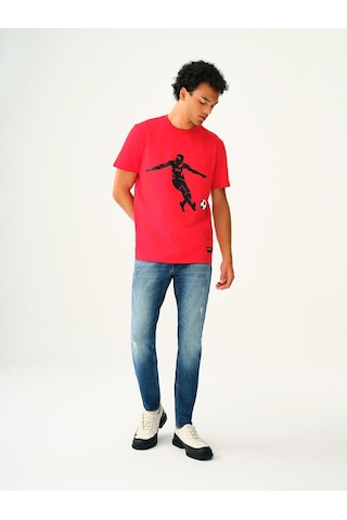 LOFT Regular Fit Erkek Tshirt K.kol Lf2038391 Q1.v1 Kırmızı