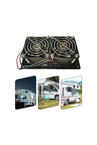 Homyl Yat Römorku Için 12v Rv Yan Havalandırma Fanı Egzoz