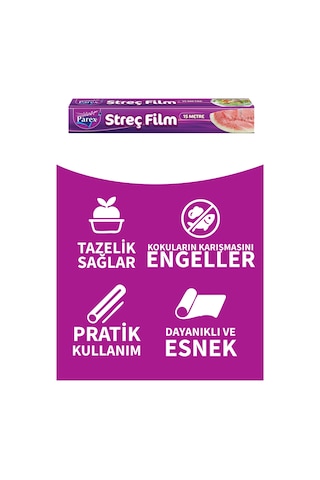 Streç Film 15 Metre X 3'lü Ekonomik Set