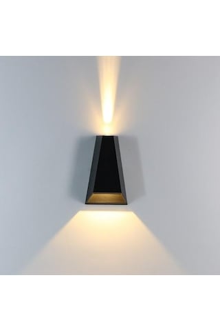 Cata 2 X 3w Led Su Geçirmez Modern Dış Ve İç Mekan Aplik Malta Ip44 Aydınlatma Lamba Ct-7063