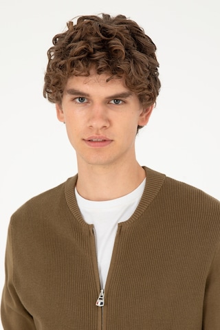 U.s. Polo Assn. Erkek Haki Hırka Triko 50293528-vr027 Haki