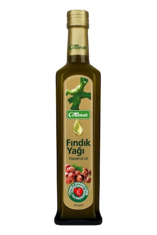 Çotanak Fındık Yağı Cam Şişe 750 ML