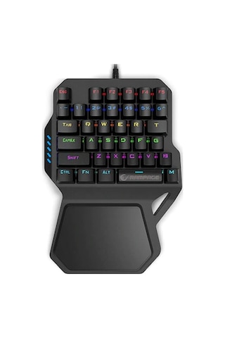 Rampage KB-R77 Usb Kablolu Rainbow Backlight Outemu Blue Switch Mekanik Mini Gaming Q Klavye