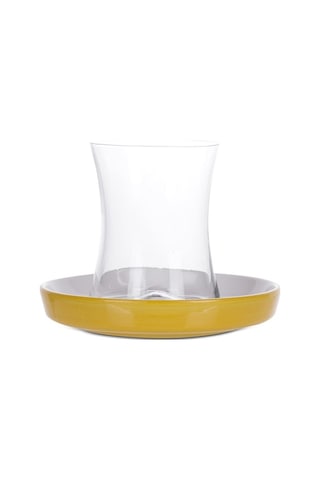 Koleksiyon Tiryaki Sarı 12 Prc Çay Seti