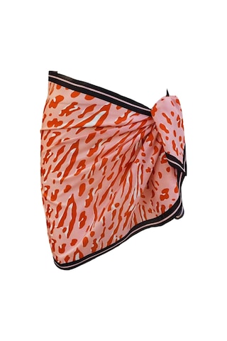 Tarzını Seç Kısa Pareo - Geometrik Model 150x50 Cm Çok Renkli