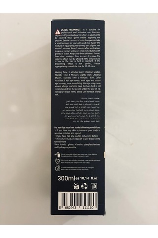 Color One Hair Saç Siyahlaştırıcı Koyu Kahve Boya Şampuan 300 ML