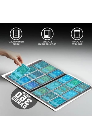 Kart Saklama Ciltli Sayfalar, 360 Kart Kapasitesi İle Pratik