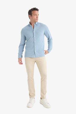 Defacto Slim Fit Dar Kesim Dar Paça Dokulu Pantolon E7959ax25aubg359 Bej