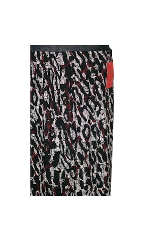 Hesna Kadın Betül 8 Parça Lastikli Astarsız Siyah Etek Desen 41 Siyah