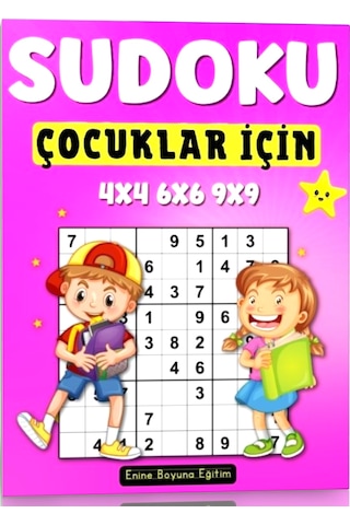 Çocuklar İçin Sudoku Kitap Seti 3 Kitap 2063