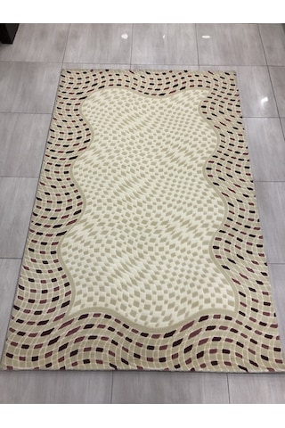 Saray Halı Klasik 10699 Rn 150X230 Krem Pembe 4 M2 Halı !