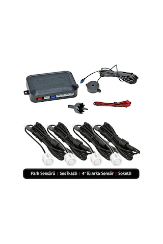 Carub Park Sensörü Ses İkazlı Beyaz 18,5mm Br0015905