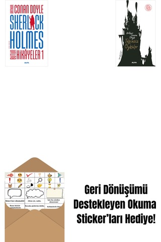 Sherlock Holmes - Bütün Hikayeler 1 Ciltli + Tekinsiz Öyküler + Okuma Sticker'ları