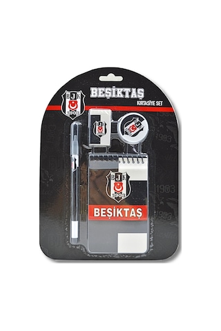 Beşiktaş Not Defterli Kırtasiye Seti 4 Lü 582465 Siyah