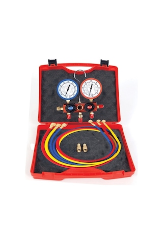Rothenberger 5 Hortumlu Çantalı Manifold Seti R22/R410A/R404A No: