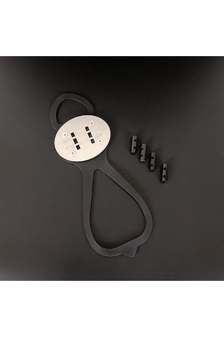 Yunboo Motorcycle Spor Ayakkabı Koruyucu Çakmaklı Taban Kaplama - 1 Adet + 4 Alüminyum Çakmak, Universal Beden 36-48