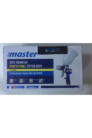 Boya Tabancası Üstten Depo Master 1.4Mm