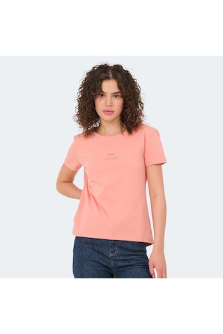 Slazenger VIRAJ Kadın  Somon Tişört