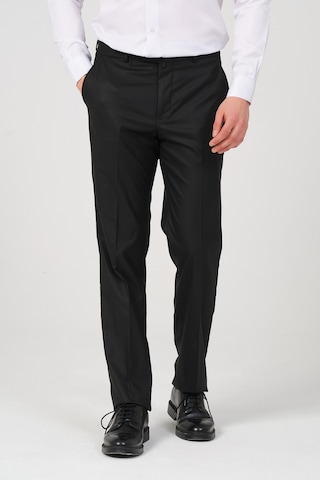 Erkek Regular Fit Kumaş Pantolon Siyah