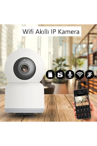 Cata Gece Görüşlü 360 Derece Wifi Akıllı Ip Kamera - Ct-4050