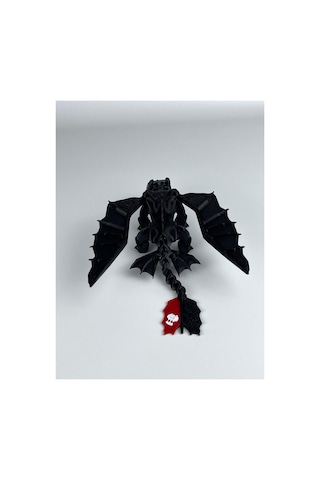 Dişsiz Toothless Ejderhanı Nasıl Eğitirsin Hareketli Figürü - 20 Cm 1 Adet Siyah Hayatvesanat