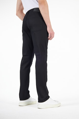 Digital Jeans Normal Kesim Fermuarlı Geniş Paça Yüksek Bel Er Siyah Açık Gri