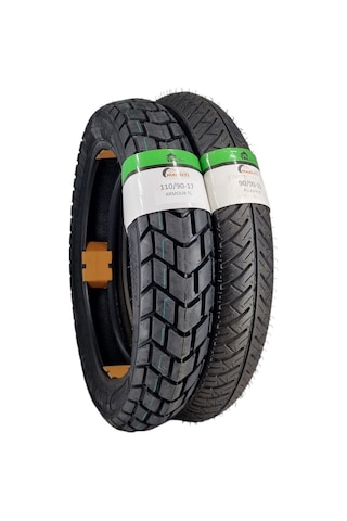 110/90-17 Armour Ve 90/90-17 Power Zf Tubeless - Dubleks Lastik Takımı