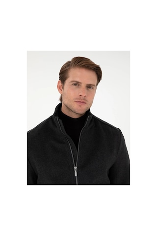Pierre Cardin Erkek Mont %52 Yün Kapüşonsuz Ve Düz Desen 2039525 Antrasit