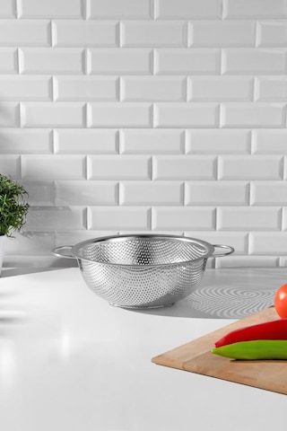 Nehir Paslanmaz Çelik 20 Cm Süzgeç Gümüş