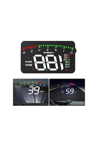 Hyundai Era-getz Araba Için Uyumlu Harici Dijital Hararet-hız-devir-voltaj Göstergesi Ekranı Hub Obd