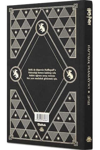Mabbels Mösyö Taha Harry Potter Haftalık Ajanda Hufflepuff Çok Renkli
