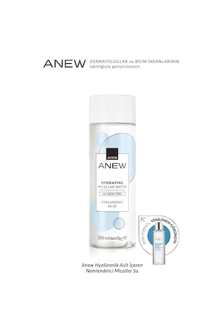 Avon Anew Hydrating Micellar Nemlendirici Temizleme Suyu 200 ML