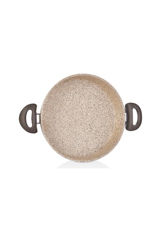Falez Creamy Granit 32 Cm Karnıyarık Tenceresi - Cre 3066 Krem